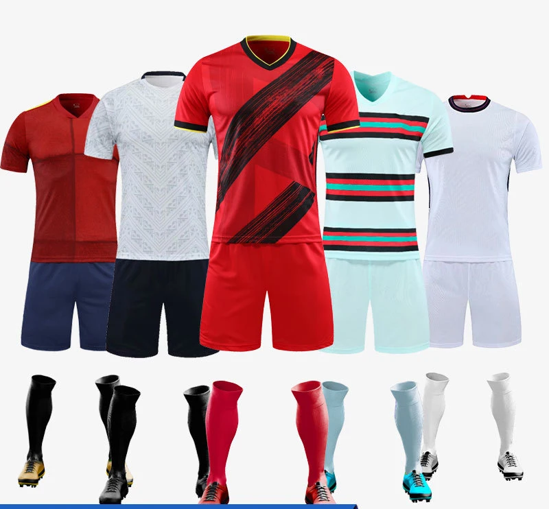 Customized 20-21 new season without logo football uniform set men Ronaldo jersey