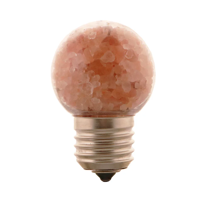 G45 LED crystal salt lamp Himalayan LED salt lamp Volcanic lava salt lamp