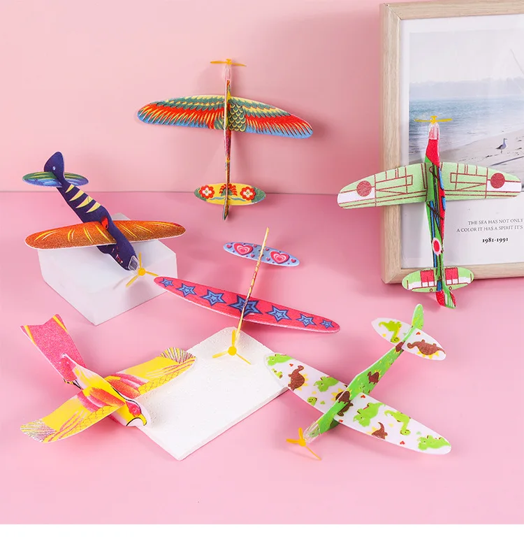 Cheap Diy Foam Airplane Glider Toy Airplanes Aircraft Models
