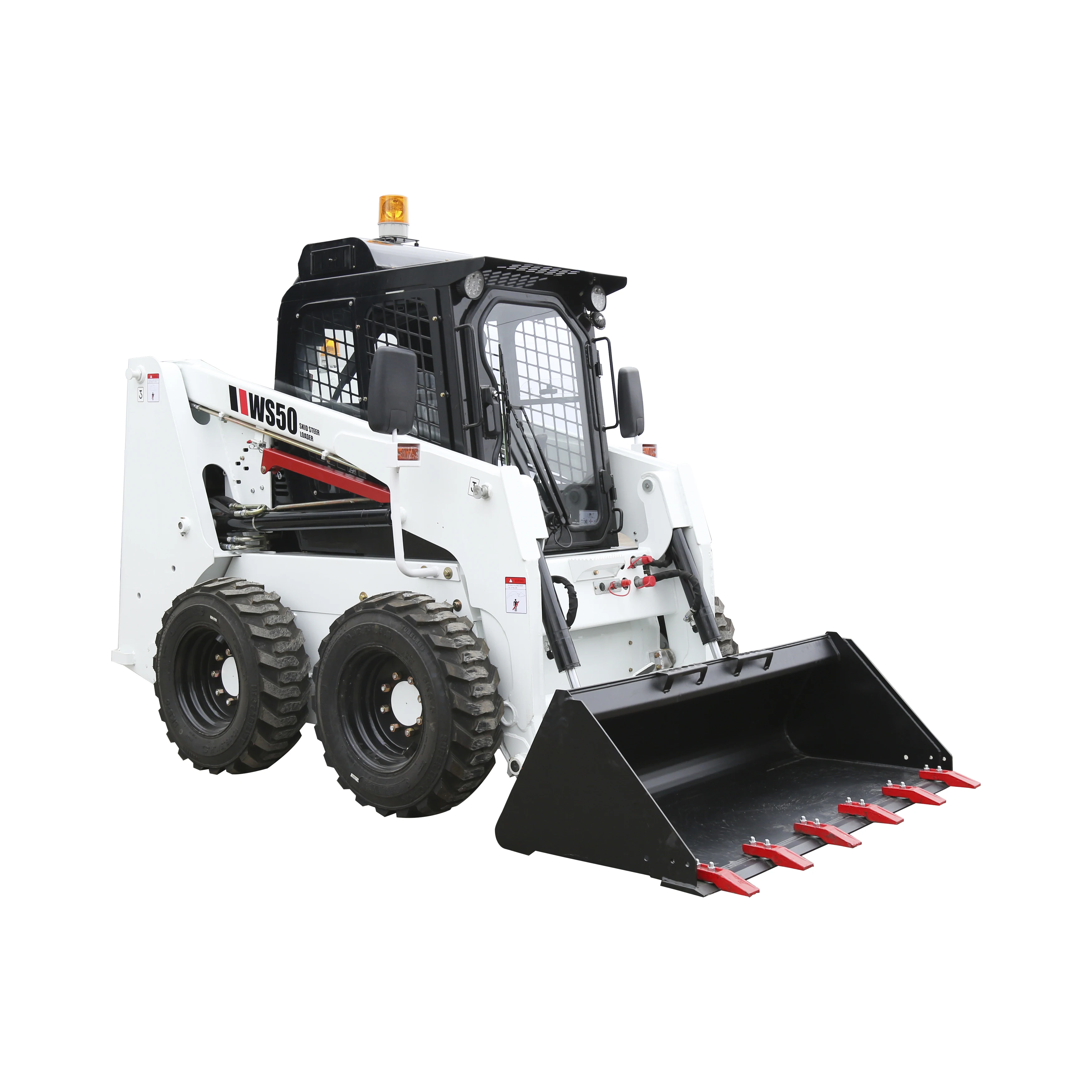 Russia Hot Selling new design Vertical lift strong skid steer loader with bucket