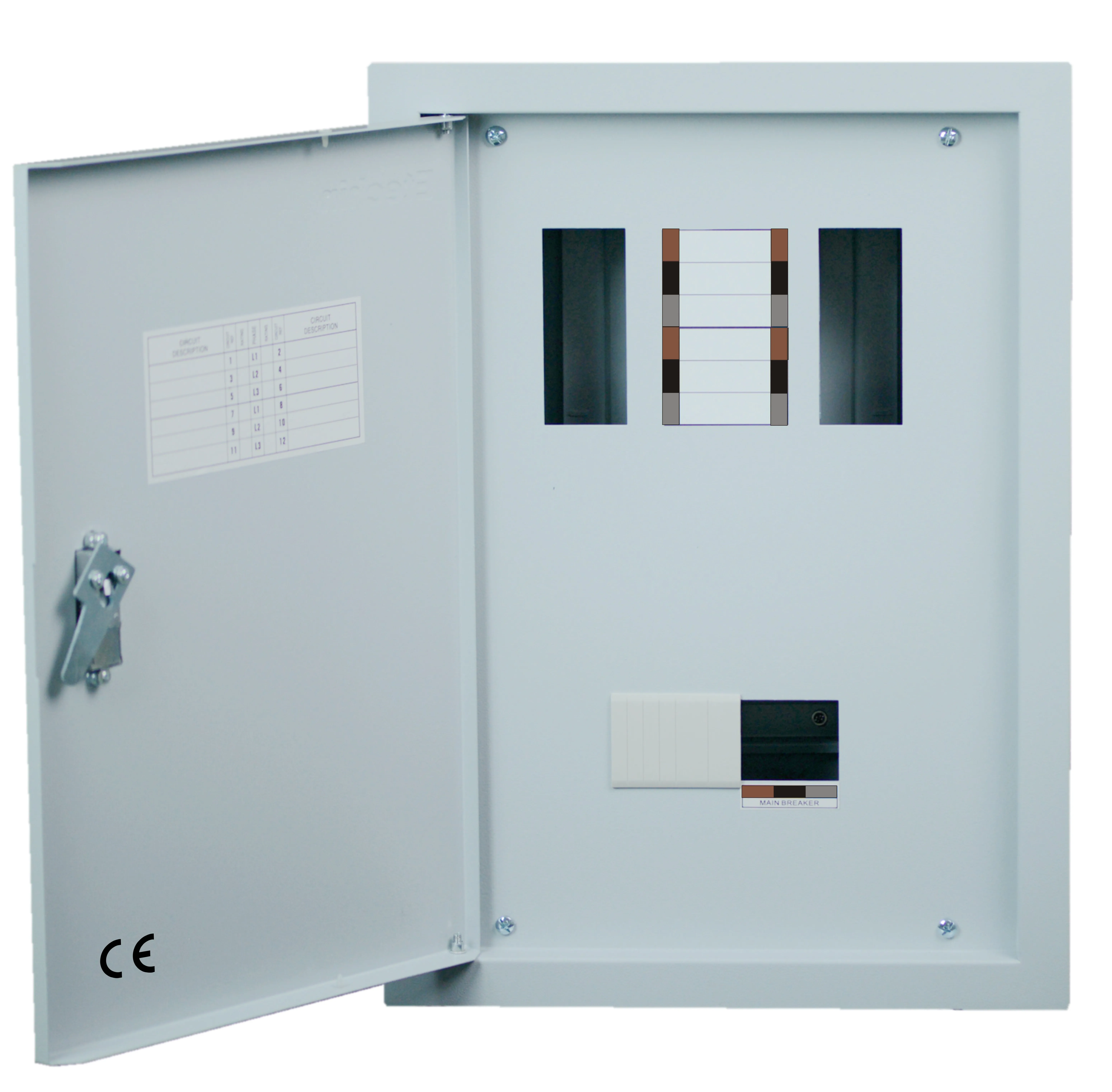Three phase distribution board-four way adjustment