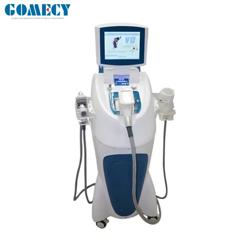 Portable V9 Slimming Machine  Cavitation + RF+Vacuum Roller+BIO +Laser slimming Cellulite reduction Face shaping Machine