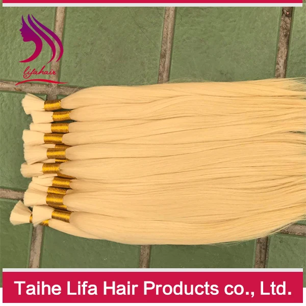 pre-blond 100% remy natural russian slavic hair