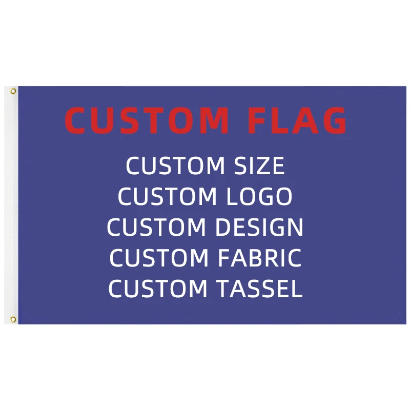 wholesale promotional advertising flags with logo custom print 3x5ft sports team flags
