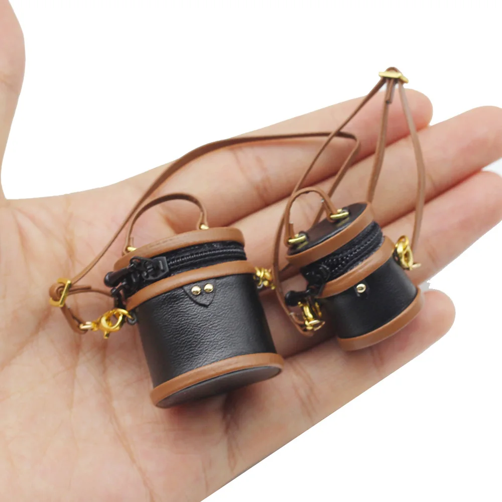 New arrival high-quality good handmade real leather cotton doll bjd doll messenger bag handbag for dolls