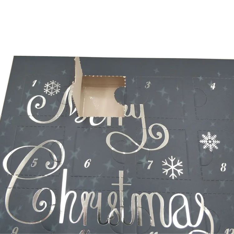 
Christmas Paper Advent Calendar for Candles 