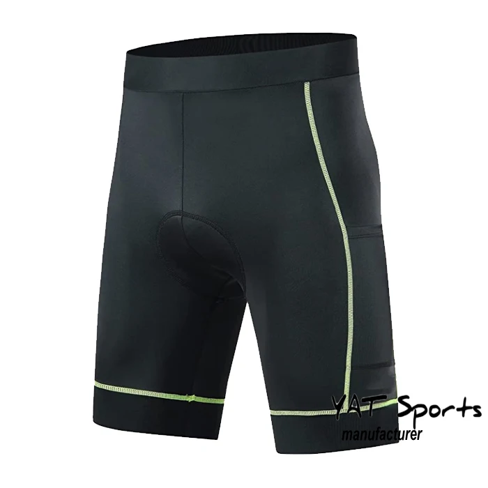 Moisture wicking cycling shorts high stretch cycling 3D gel padded custom biker shorts