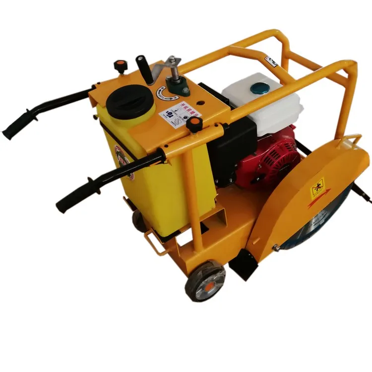 
gasoline water jet concrete cutting machine cutting concrete saw 