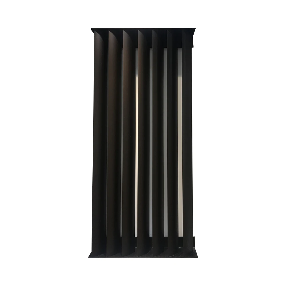 Алюминиевые полосатые жалюзи для фасада нового дизайна