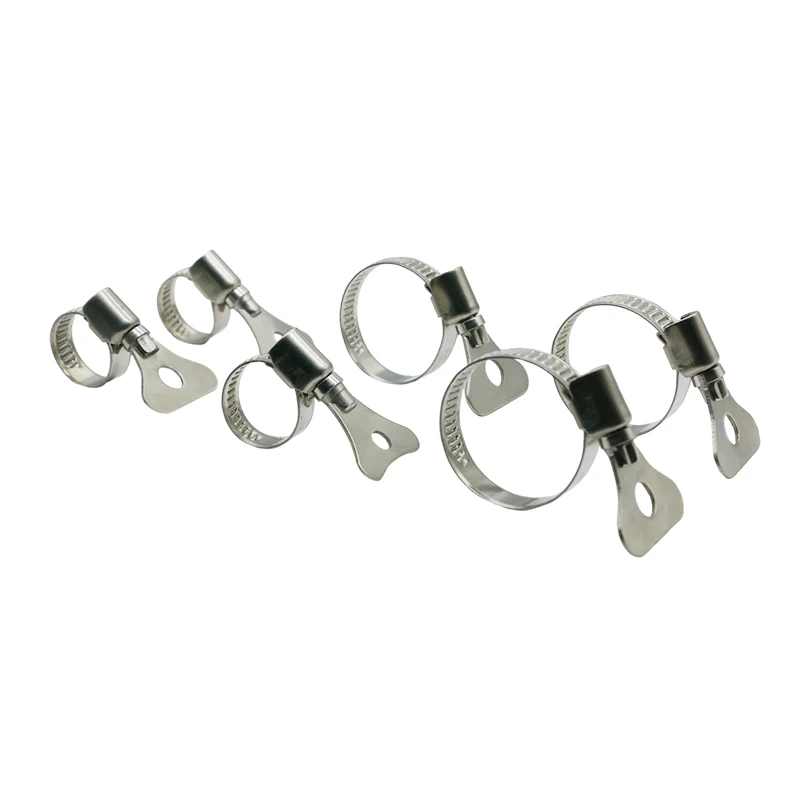 Germany Type Adjustable Pipe Clamps Hose Clips Clamps With Thumb Screw Handle