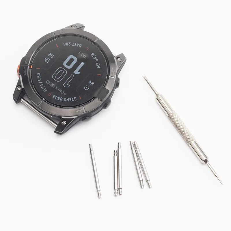 Factory 22mm 26mm Watch Band Spring Pins Metal Strap Link Pins Repair Tool For Garmin Fenix6 6pro EPIX Approach S70 Spring Bars
