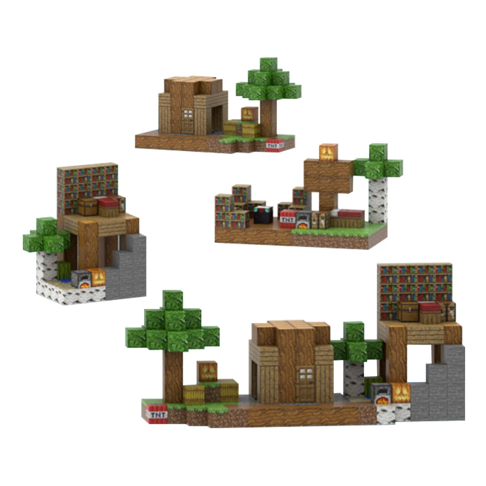 Creative Build Mine Magnet World Set Buildable Game Elements Gifts Toys Educational Building Toy for Boys & Girls, Ages 5-7