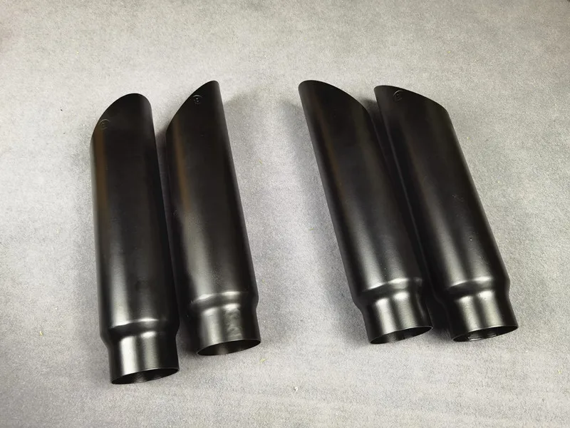 1 Set Black 305 Stainless Steel Muffler Tailpipe Exhaust System For G Class W463 G500 G55 G63 Car Styling MUffler Tip Nozzles