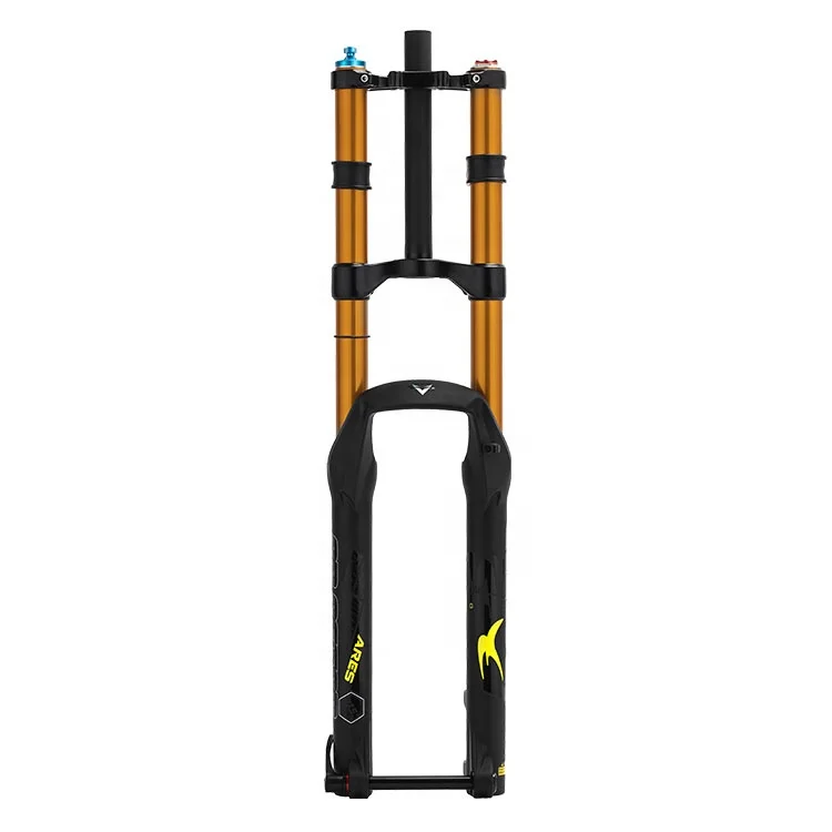 Double crown suspension fork AIR Hydraulic lock out bike fork 27.5/29 mtb suspension fork