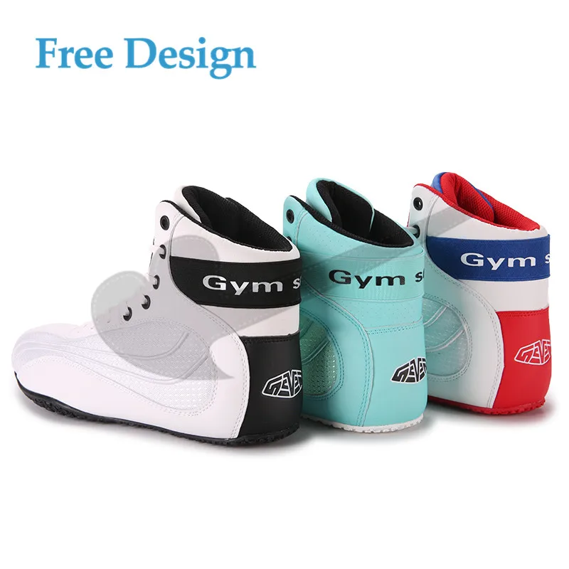 Custom Fitness Professional High Top Breathable Oem Odm Mens Boxing Shoes Wrestling Boots