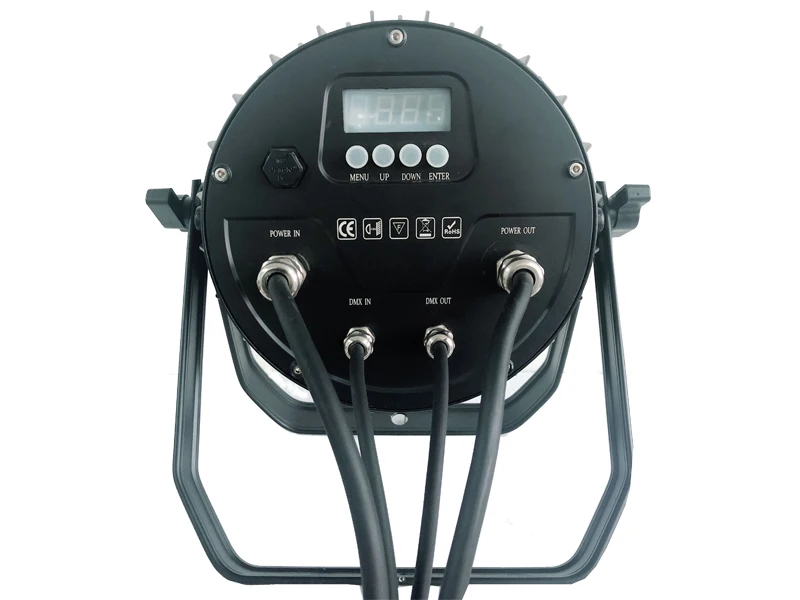 Winlite IP65 waterproof aluminum 18x18w rgbwa-uv led flat par light