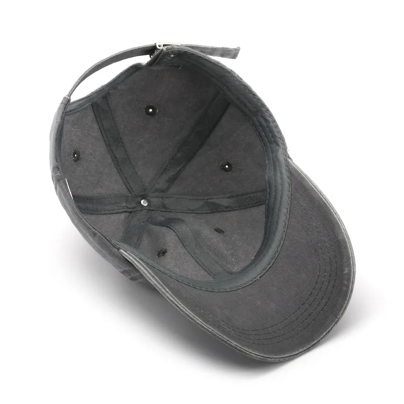 Top Selling Vintage Nine Color Adjustable Cotton Washed Smart Casual Baseball Cap For Man