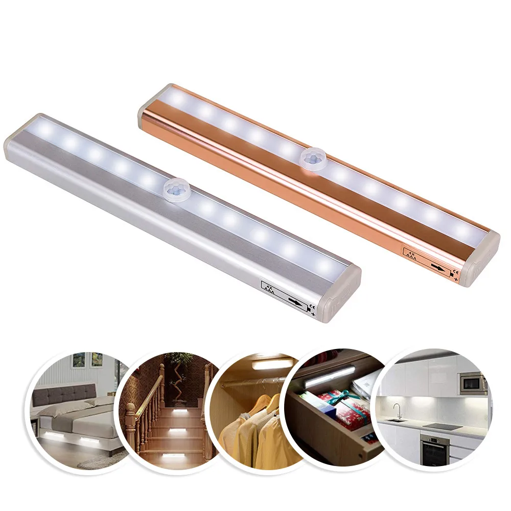 
 Мини-светильник Shareus с пассивным ИК датчиком движения, светодиодный подвесной светильник для лестницы, шкафа  