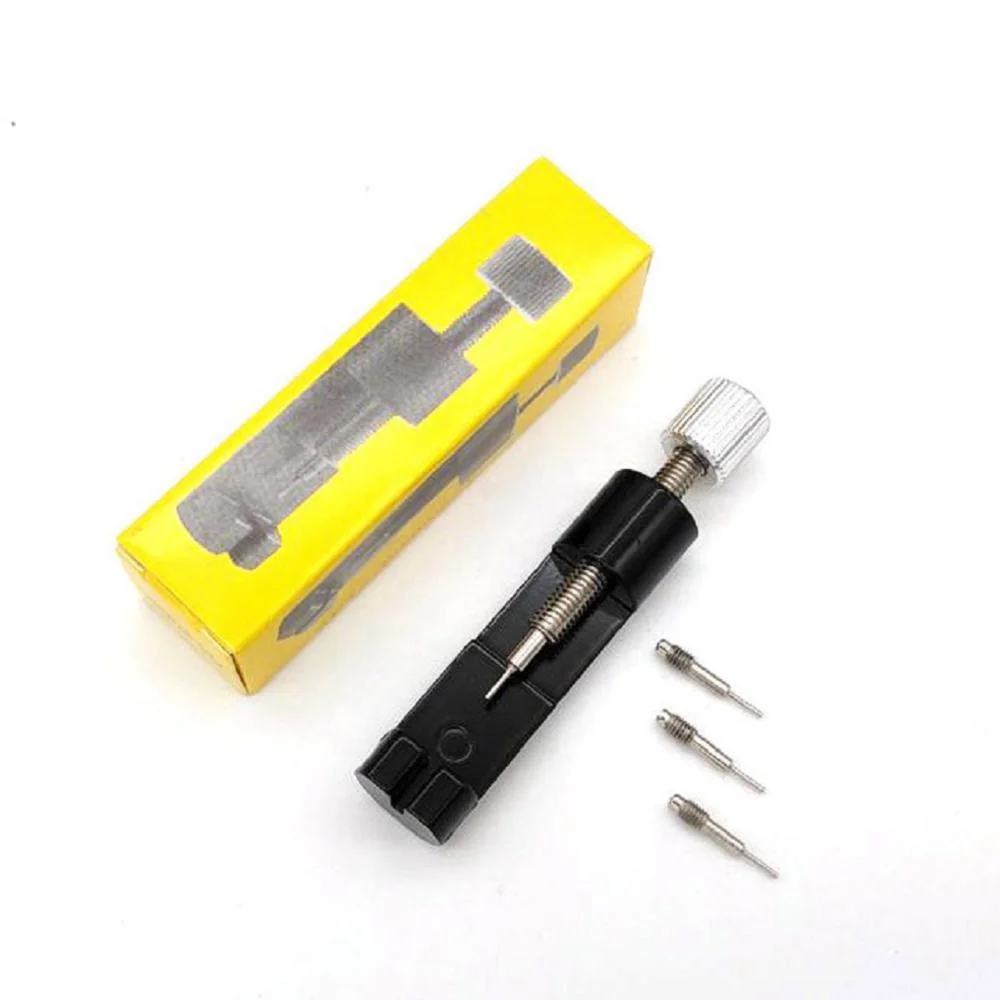 300PCS Boxed Lugs Watch Band Spring Strap Link Pin Remover Stainless Repair Kit Bag Silver Chain Tools