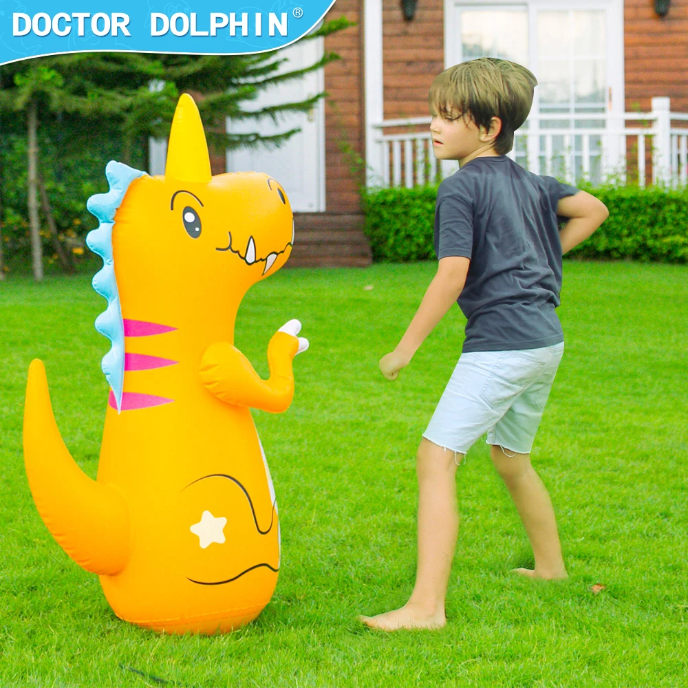 Doctor Dolphin New Design Small Size Boxing Inflatable Punching Bag Boxing Bag Standing Training Heavy Punching Bag For Kids