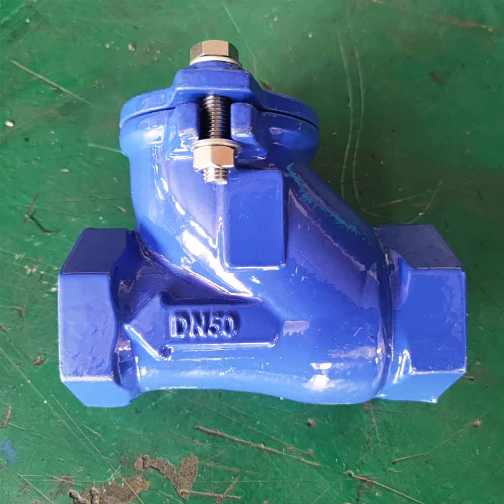 DN50 CI DI чугун PN10 Pn16 шариковый фланцевый шаровой обратный клапан для резьбового конца