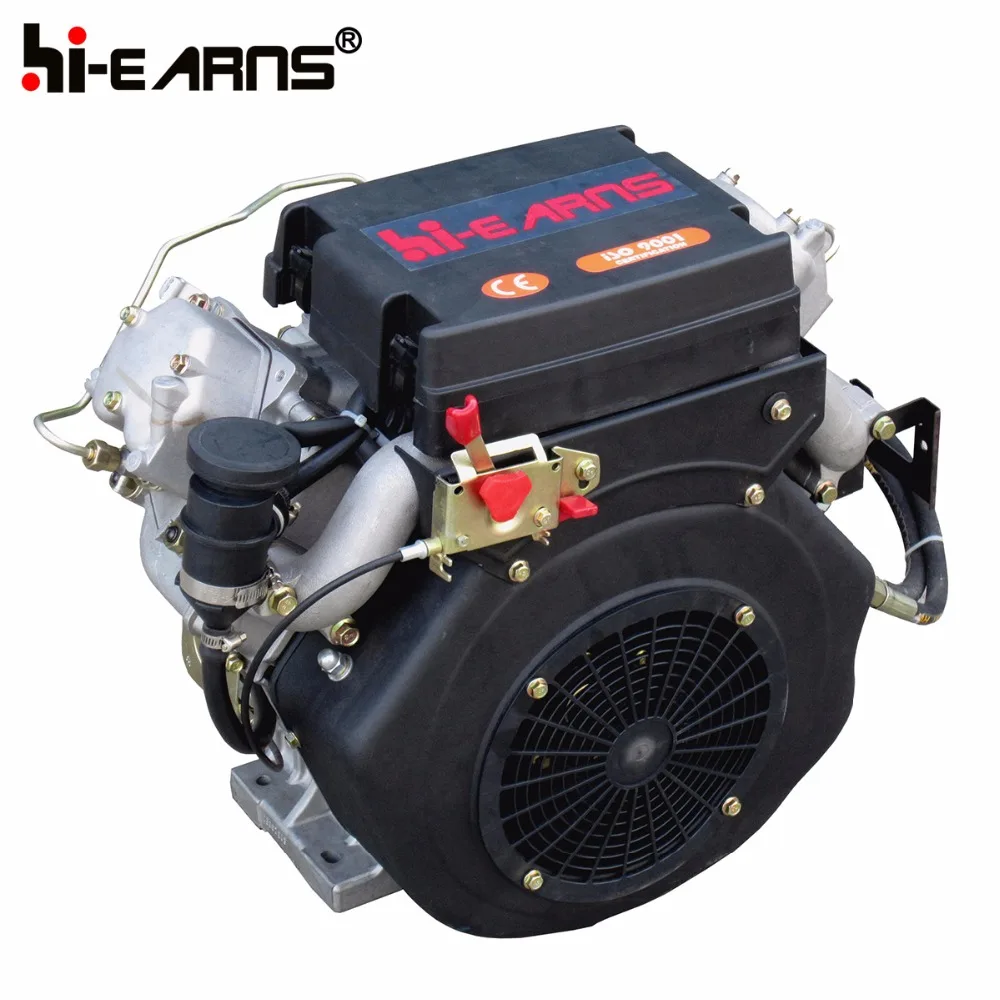 Двухцилиндровый 840 с воздушным охлаждением 20hp дизельный двигатель