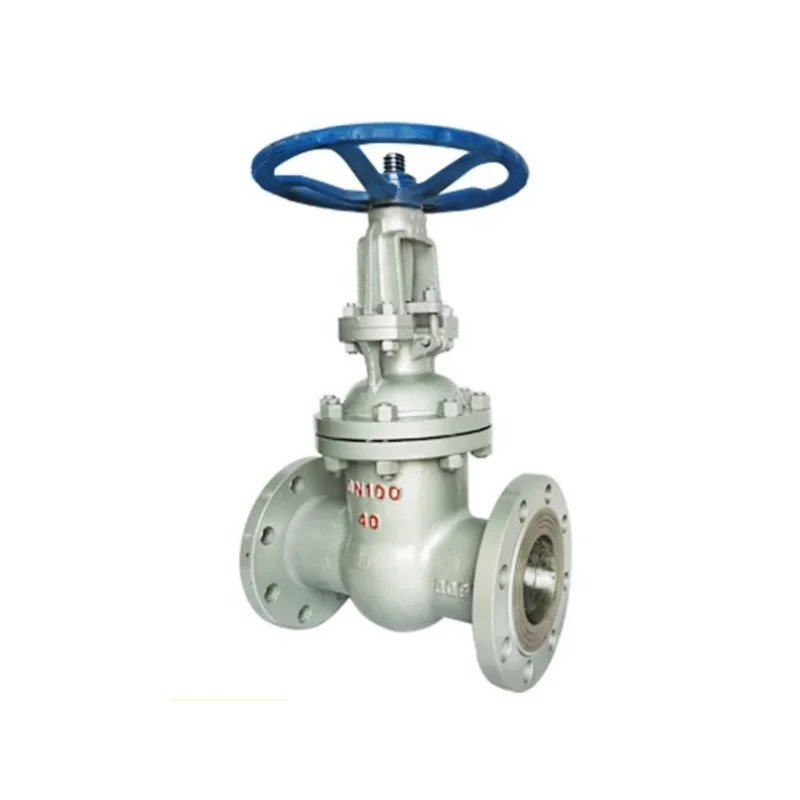 WCB flanged steam heat conduction oil high temperature valve manual open rod carbon steel gate valve