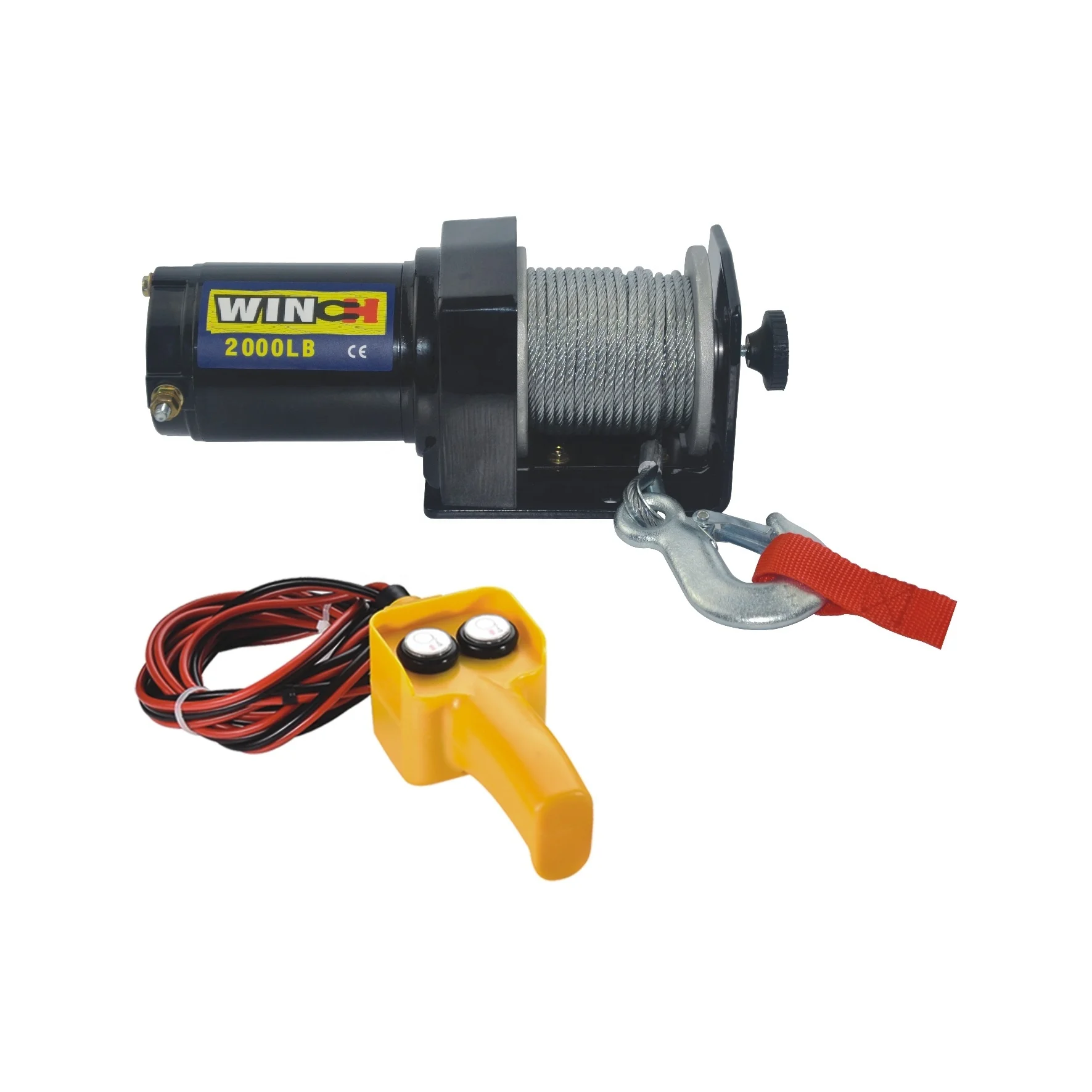 2000lb Электрическая Лебедка 12V P2000-1 P2000-1A P2000-1B P2000-1C для ATV и