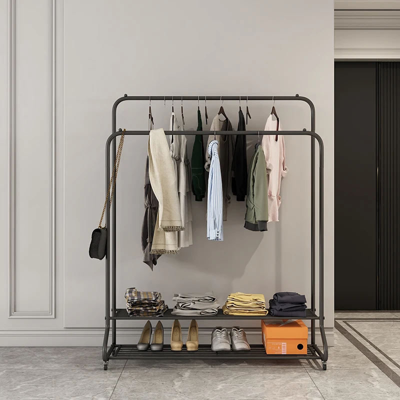 RTS 2021 Modern minimalist coat and hat rack with storage rack for bedroom