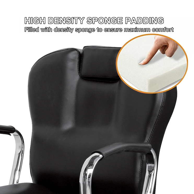 Barber Chair Beauty Salon Hydraulic Shop Reclining Hairdressing Equipment Salon Furniture Barber Chair