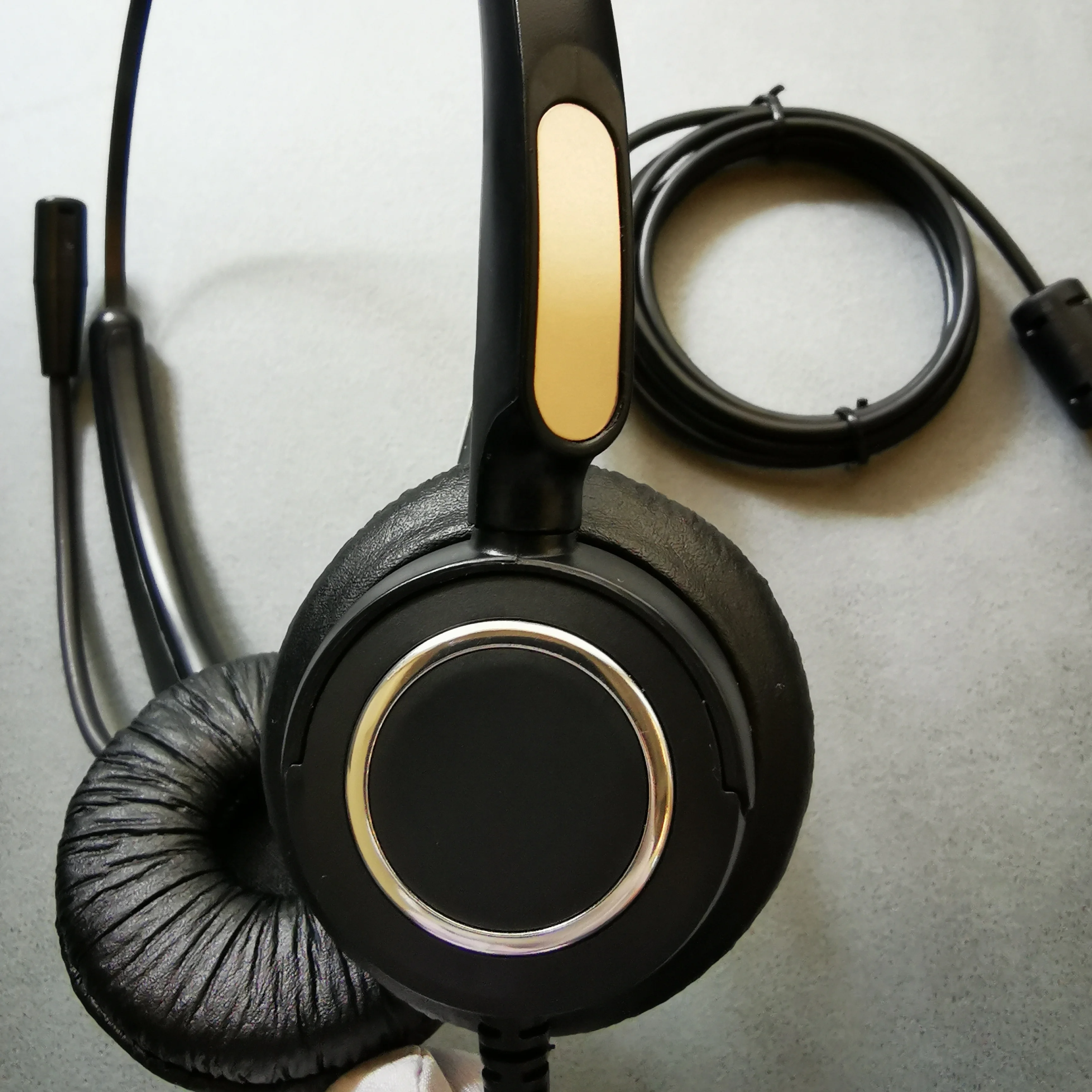 Factory Price LL-51D Noise Cancelling  USB Headset with in-line Controls Adjustable Mic Boom for PC & Mac Classroom or Home
