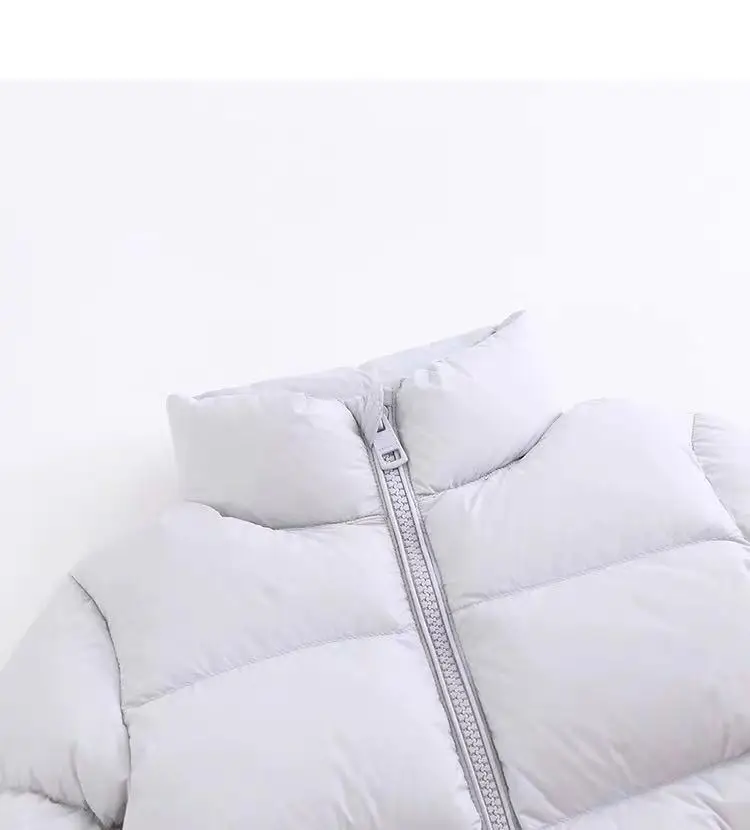 
High Quality Winter Kids Clothes Coat Parka Children Down Jacket Clothing Black Waterproof Custom 