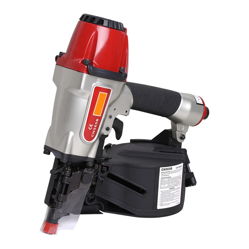 CN565 Light weight pneumatic air coil nailer pallet nail gun for plastic sheet coil nails