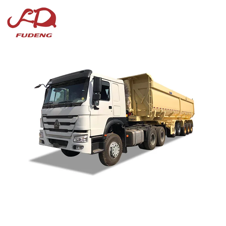 3 Axles Dump Tipper Semi Trailer 25 30 40 45 cbm  customized Tipper Trailer 40t 50t trailer for sale