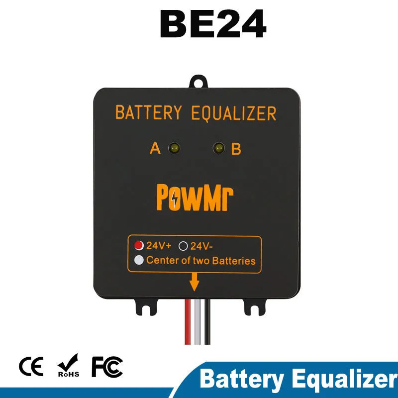 Battery Equalizer 24V Battery Voltage Balancer Max 2 *12V Ce Battery Balancer Solar Energy Storage Systems