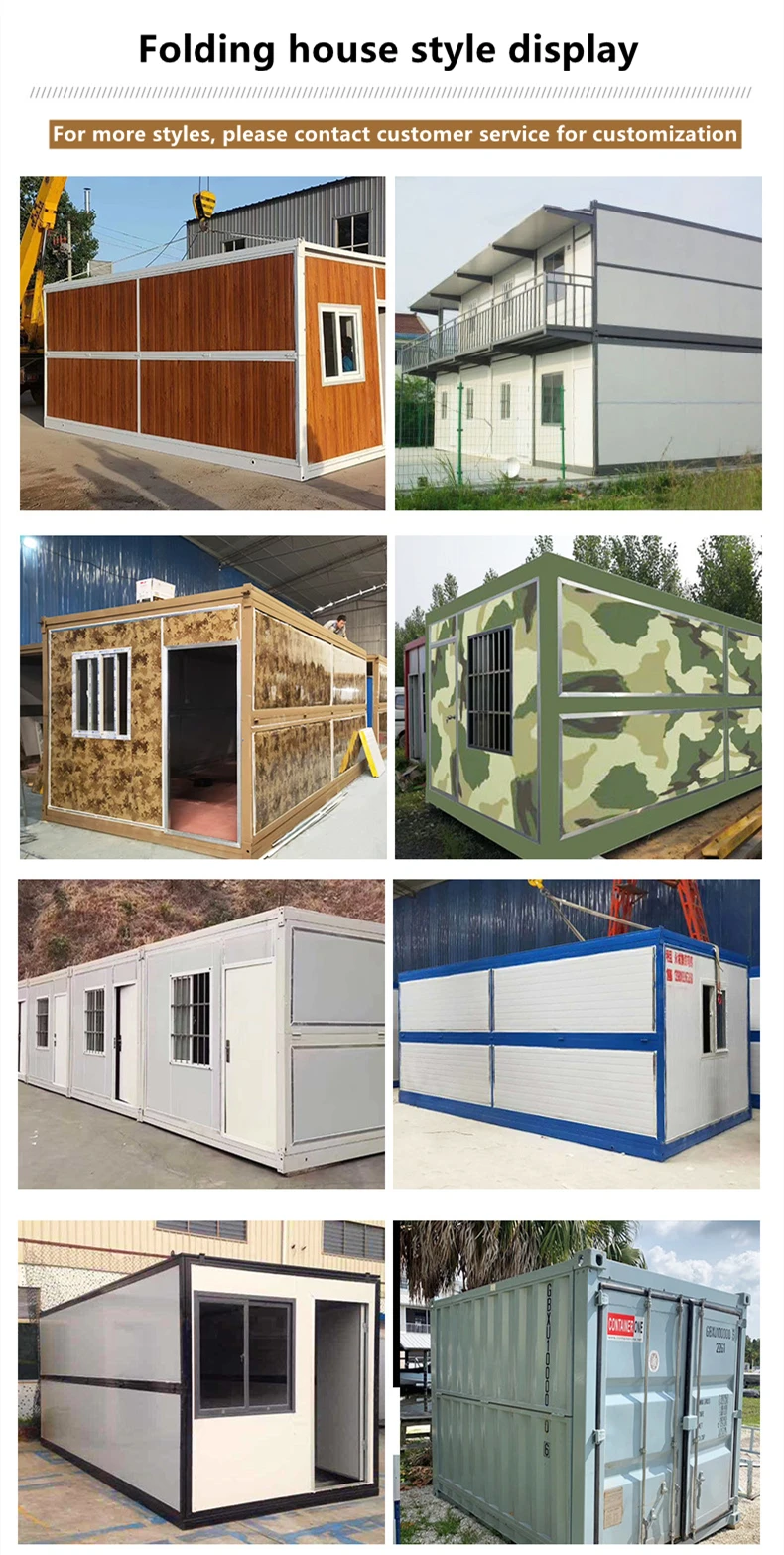 Wholesale 20Ft Foldable Collapsible Flat pack Container House 40 Feet House Folding Container