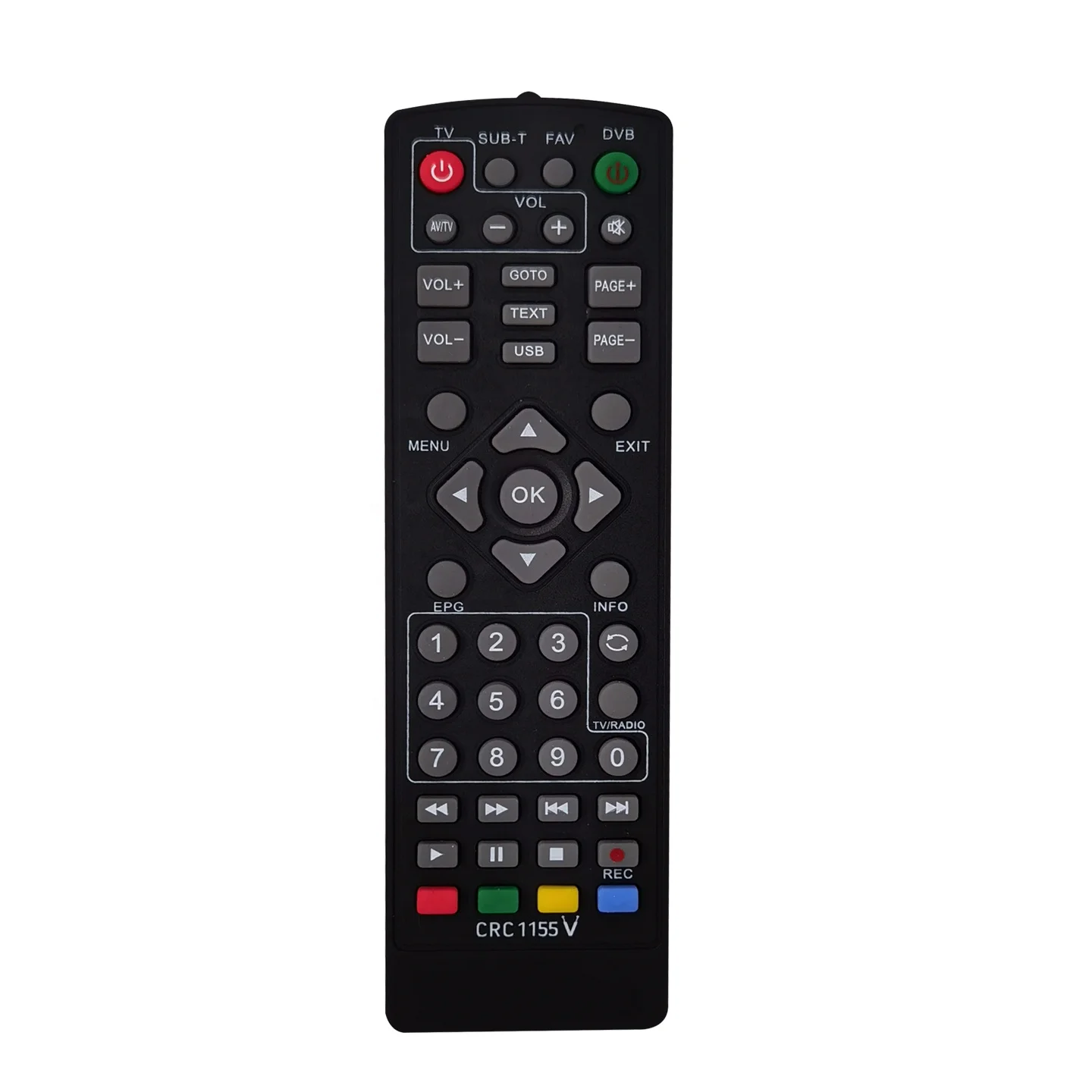 Систо солнце/CRC1155V SAT BOX DVB-T2 пульт дистанционного