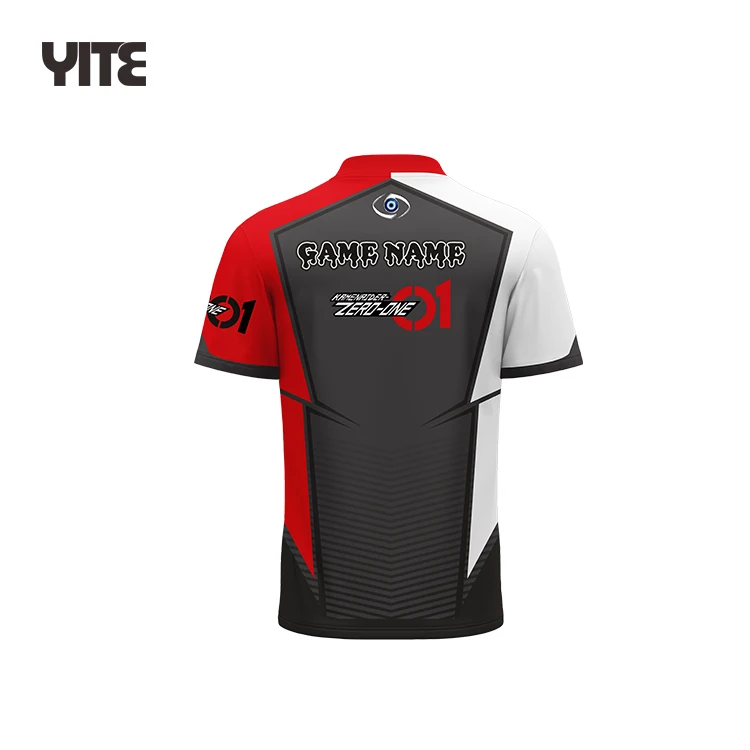 OEM-Сервис пользовательский сублимационный принт E-sports Джерси дышащая мужская Персонализированная игровая футболка