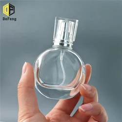 30ml Screw mouth round perfume glass bottle spray perfume bottle