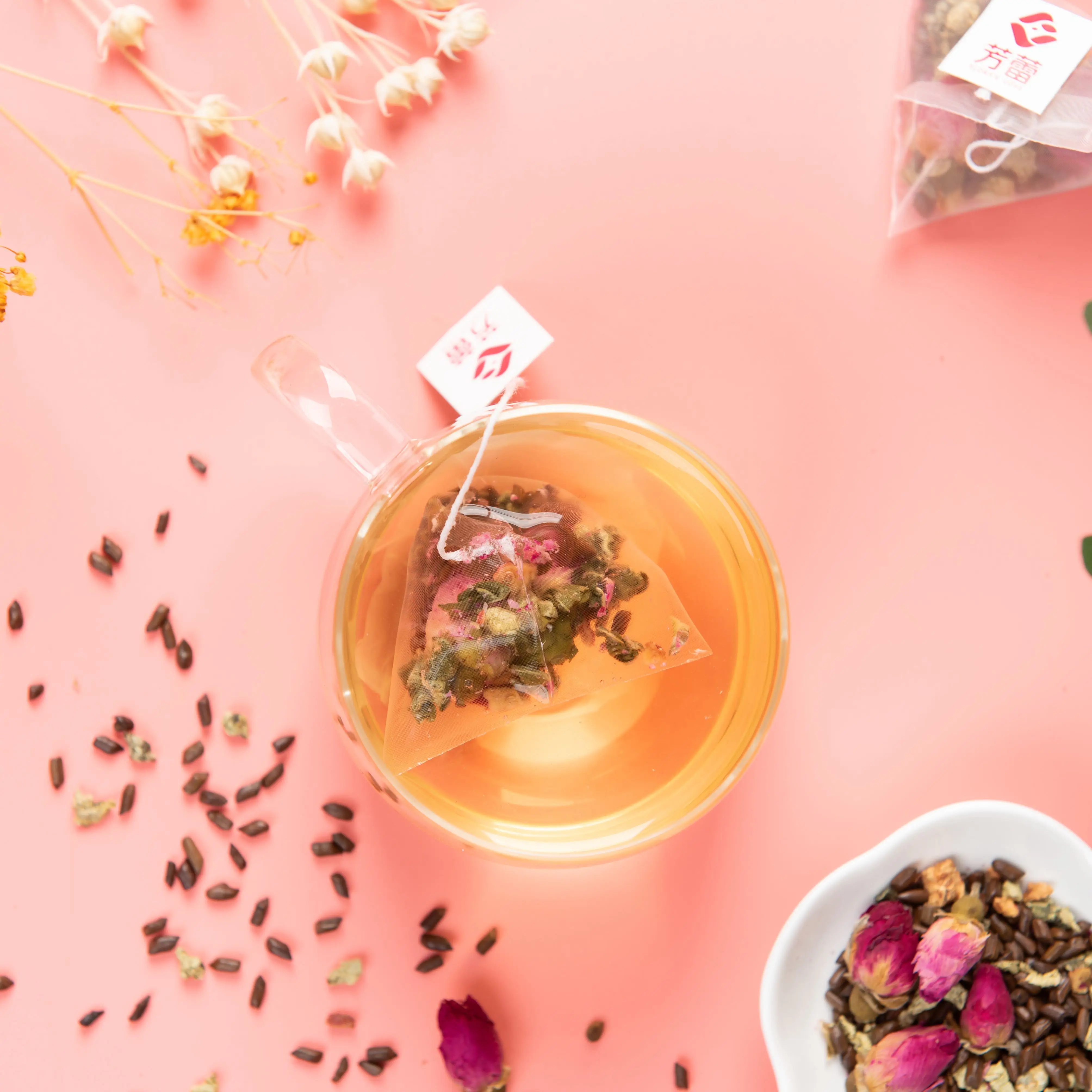 
Rose Lotus Leaf Tea 