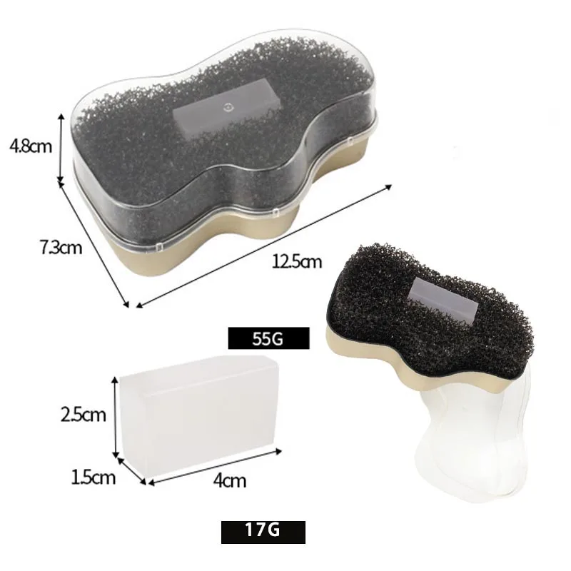 Nubuck Suede Shoe Cleaner Sponge Sneaker Shoes Canvas Cleaning Tool Dirt Remover with Sponge and Eraser
