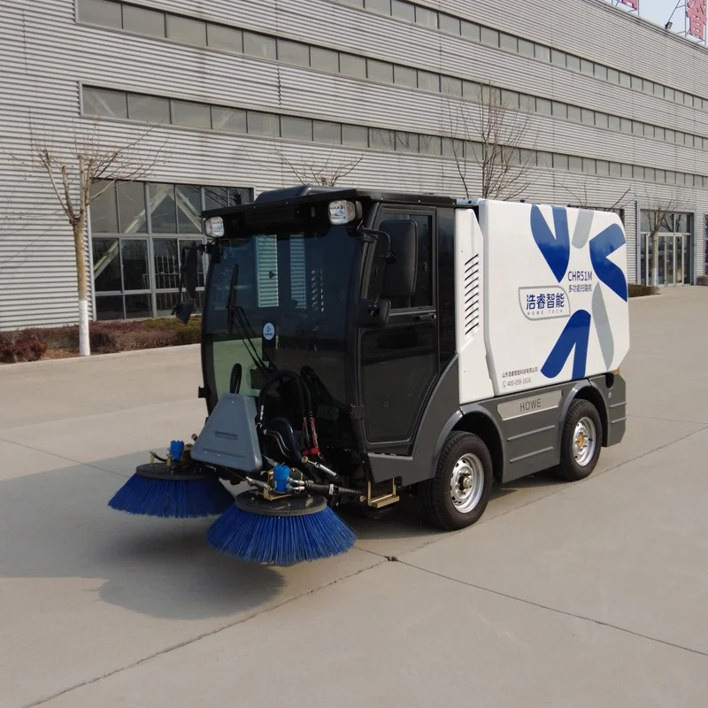 CHR51M sweeping scrubbing high-pressure washing pushing snow clearance snow blowing snow Diesel road sweeper cleaning machine