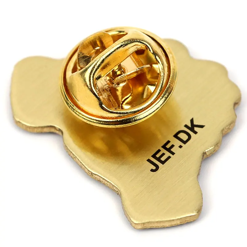 Vograce Custom Brand Logo Metal Soft Enamel Reap Magnet Badge Name Badge Pin With Magnet