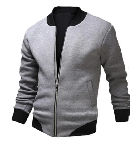 Casual Streetwear Hip Hop Slim Pilot Coats Soft Shell Overcoat mens bomber jacket