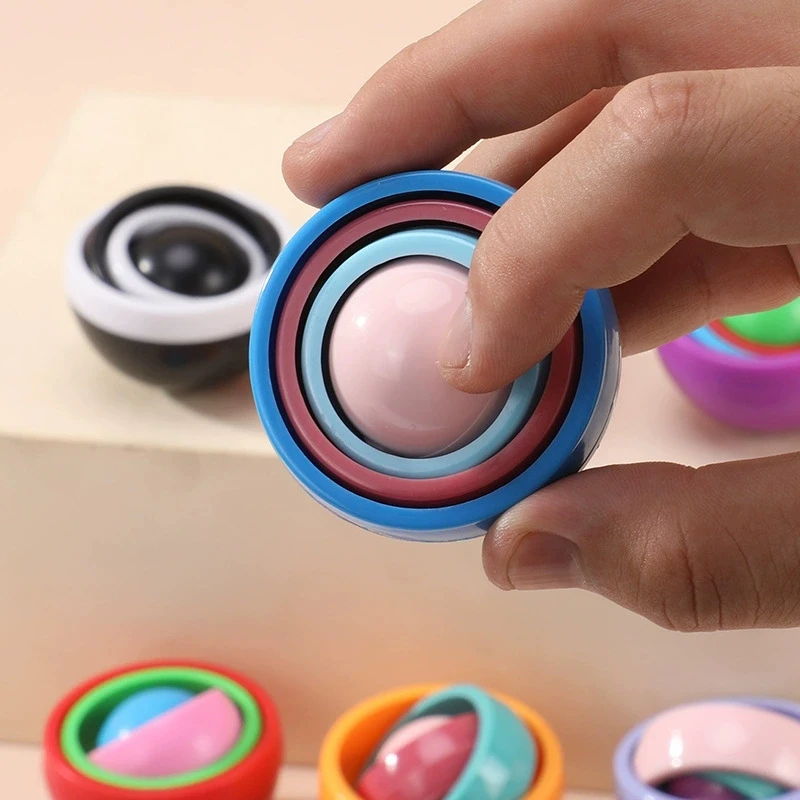 hot 3D fingertip universal digital gyroscope puzzle gyroscope wholesale decompression vent finger toy office prizes