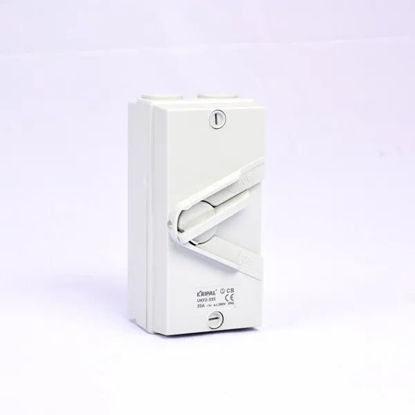 IP66 10-63A 250V 440V UKF series Weatherproof Outdoor Lever Switch