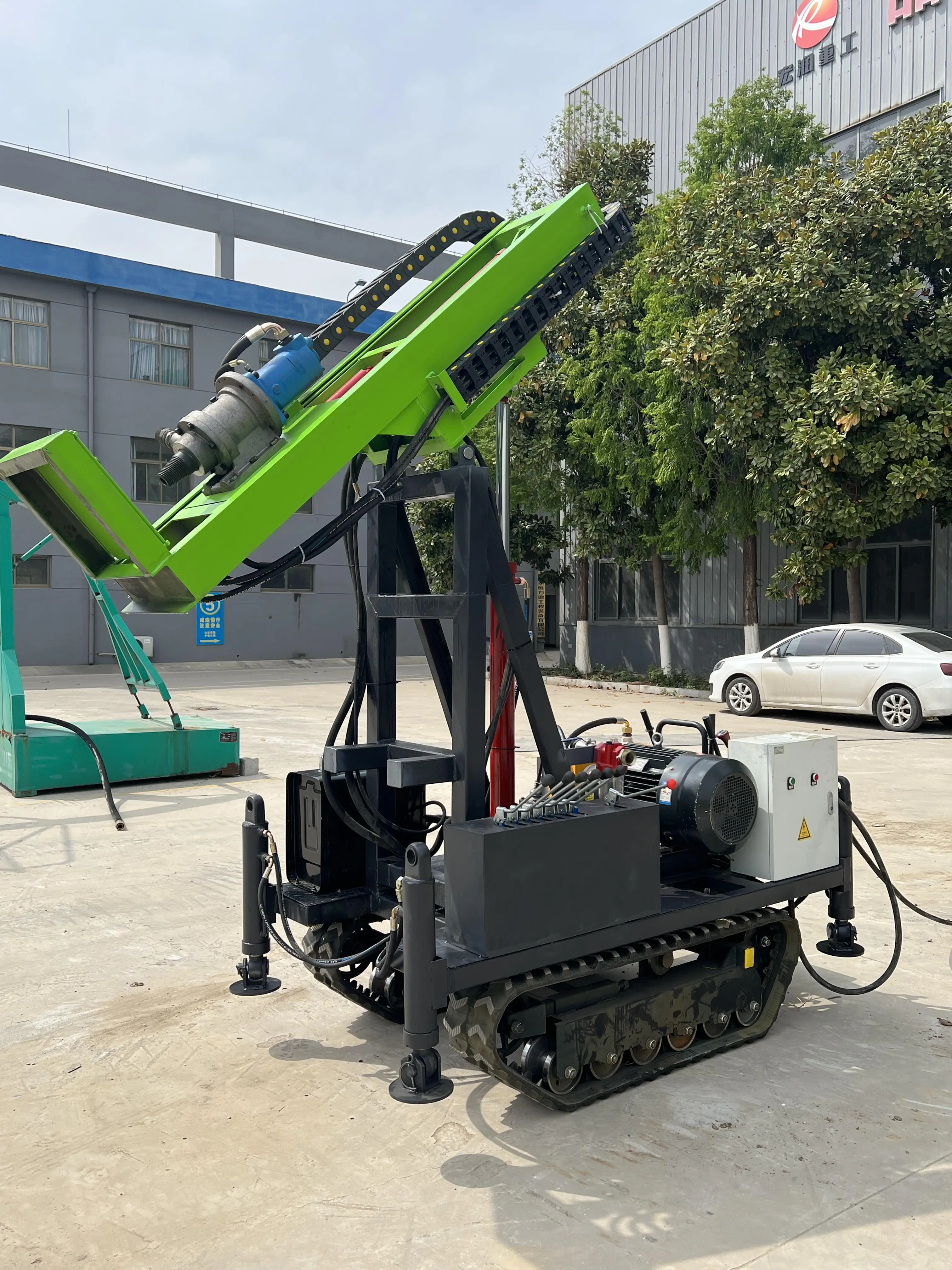Multifunction Hydraulic Crawler Drilling Rigs and Drill Machine for  Water Wells Drilling Rigs