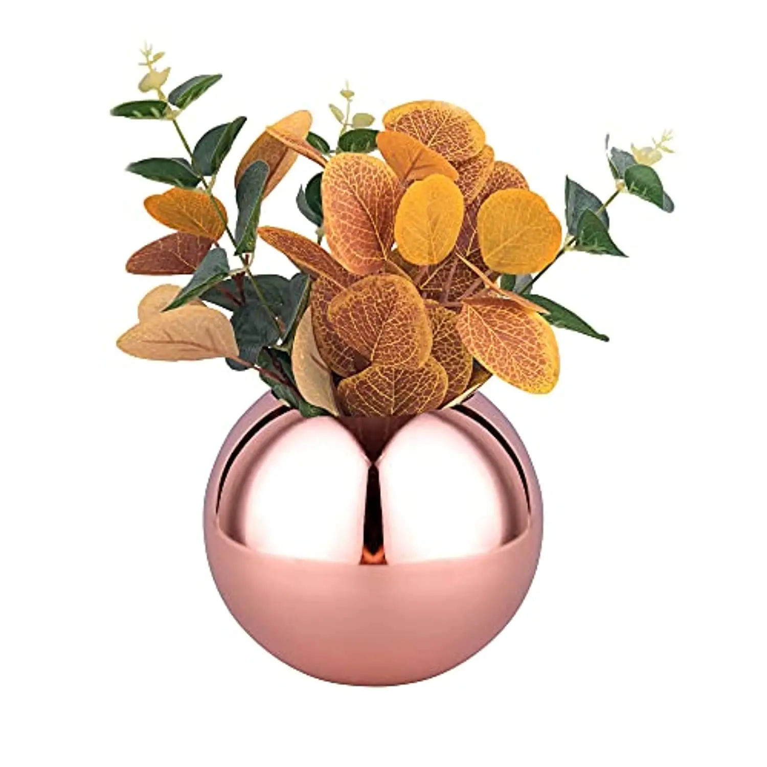 Креативная Свадебная Центральная металлическая ваза, круглая ваза для цветов, ваза из нержавеющей стали в форме рыбьей чаши для домашнего декора