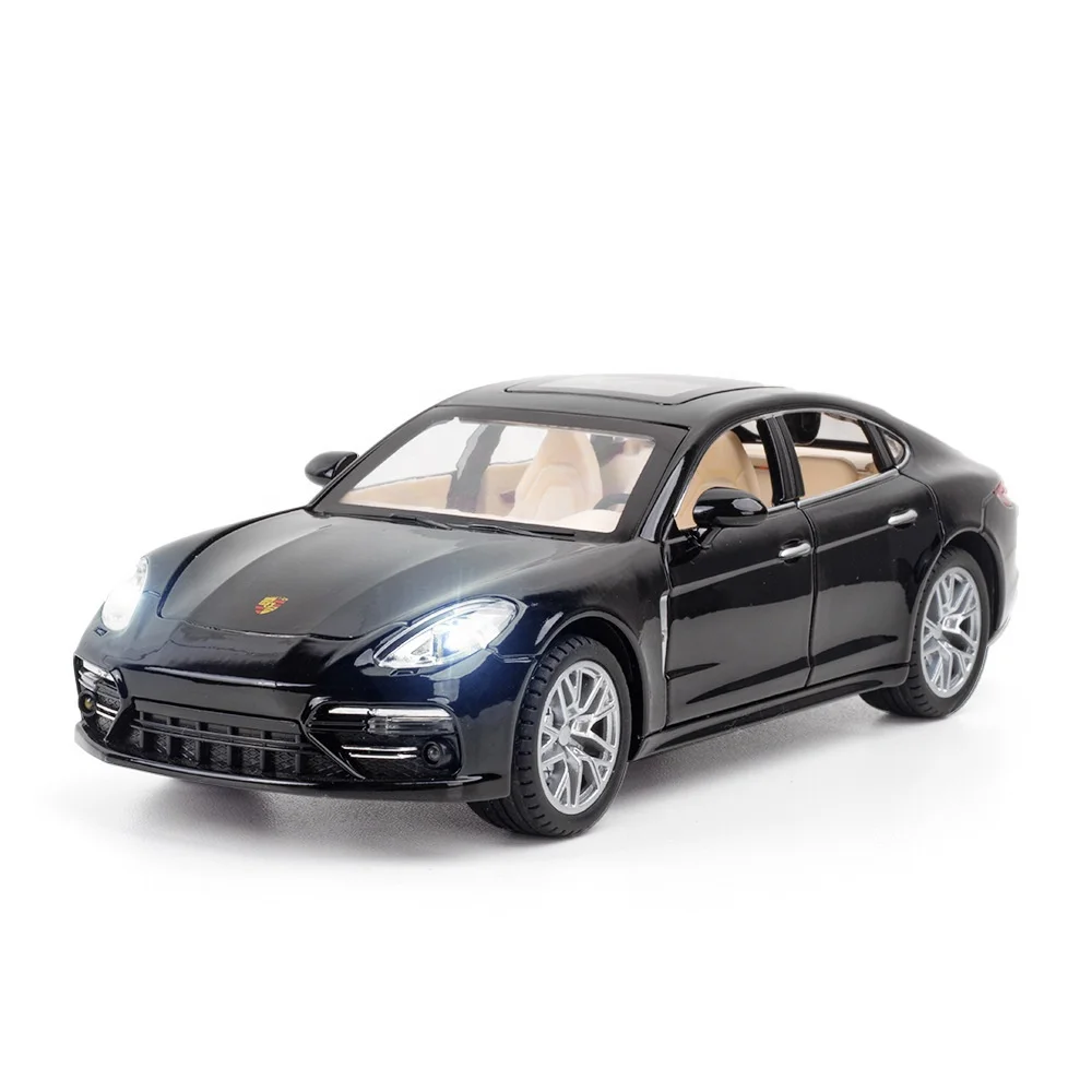 High Quality Model Car 1:24 Panamera Die Cast Car Luxury Toy Model Cars With  7doors Open Sound And Light