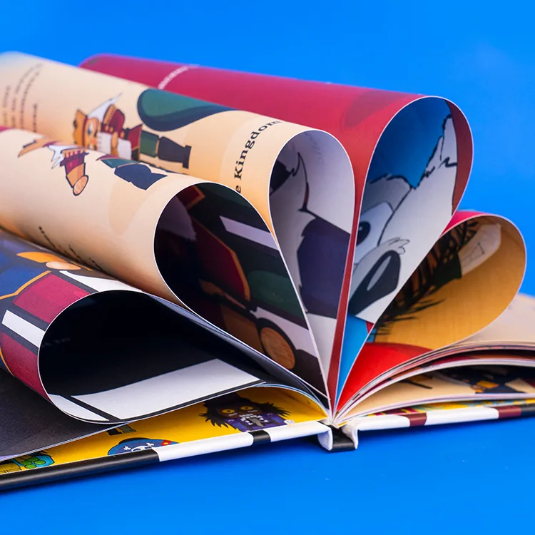 Company Promotional Brochures Catalogs Books Manuals UV Hot Stamping Color Printing High-end Perfect Binding Custom Printing